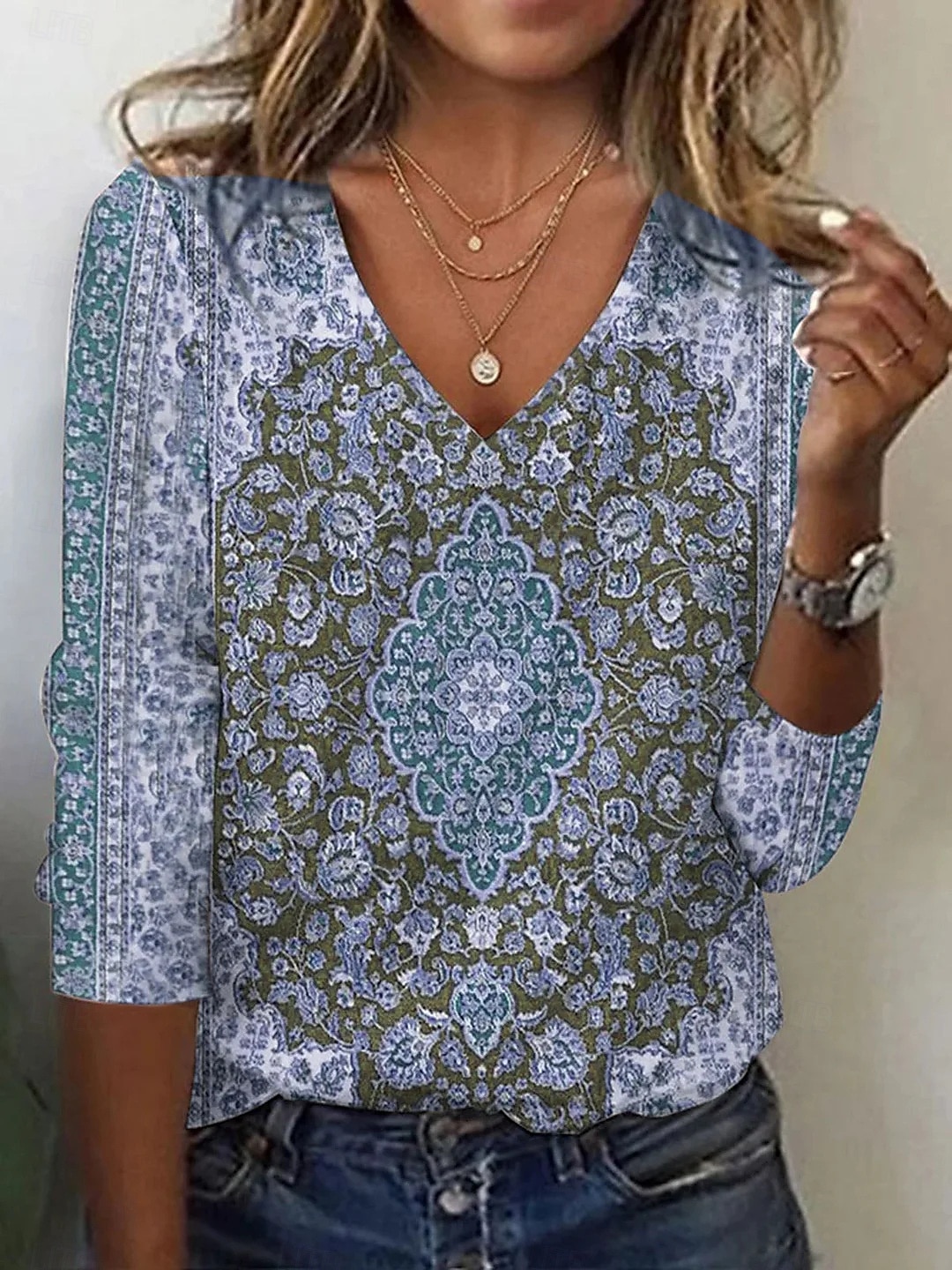 Floral Lace Long Sleeve Tee