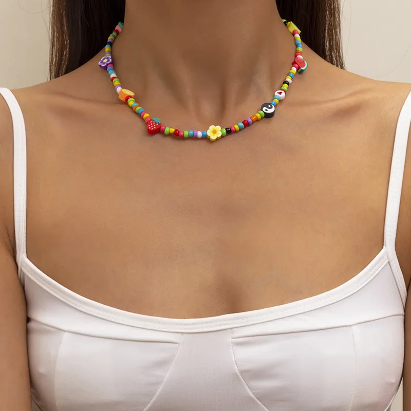 Colorful Handcrafted Beaded Necklace