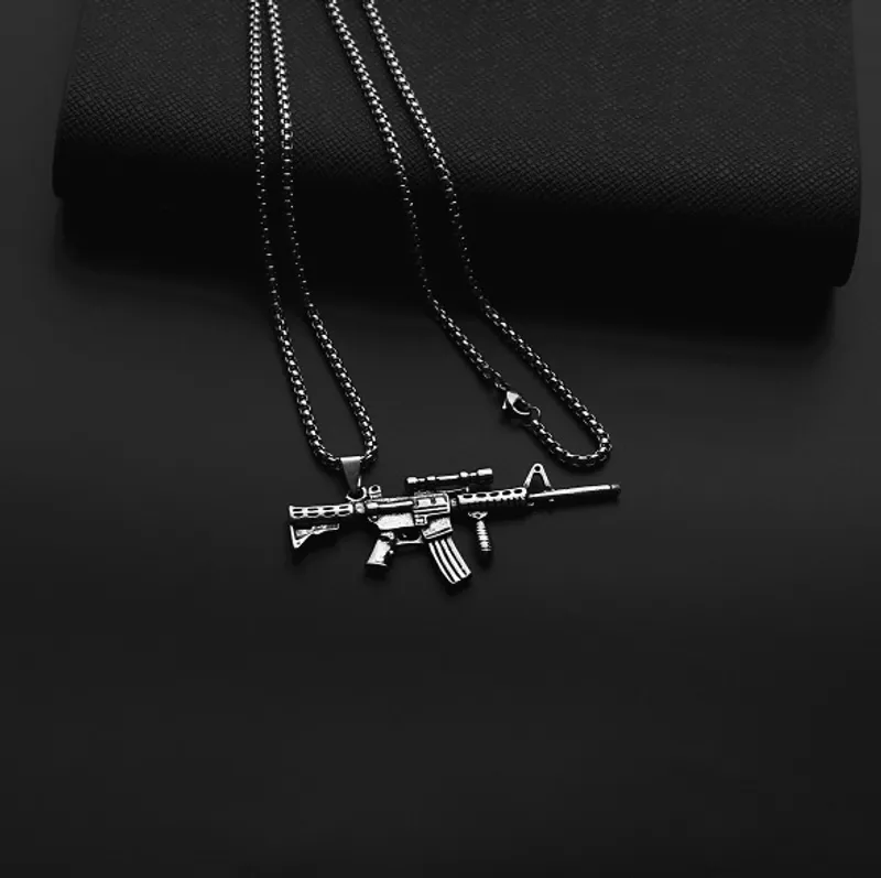 Geometric Plated Unisex Necklace