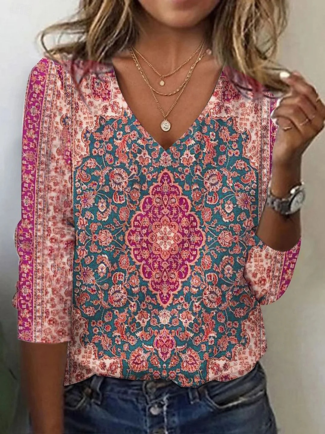 Floral Lace Long Sleeve Tee