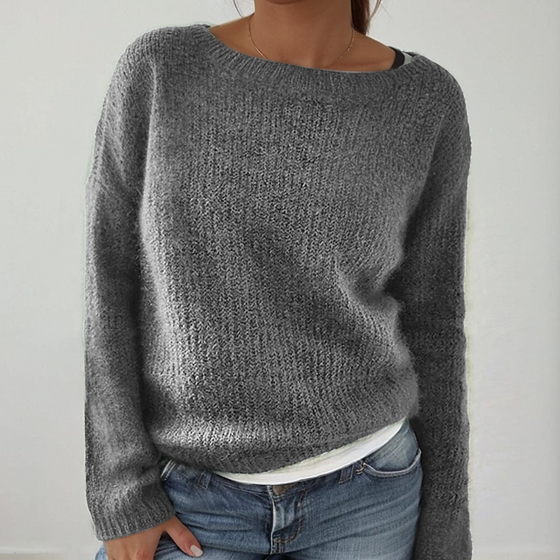 Boat Neck Knit Cardigan Green, Blue & Black Casual Knitwear