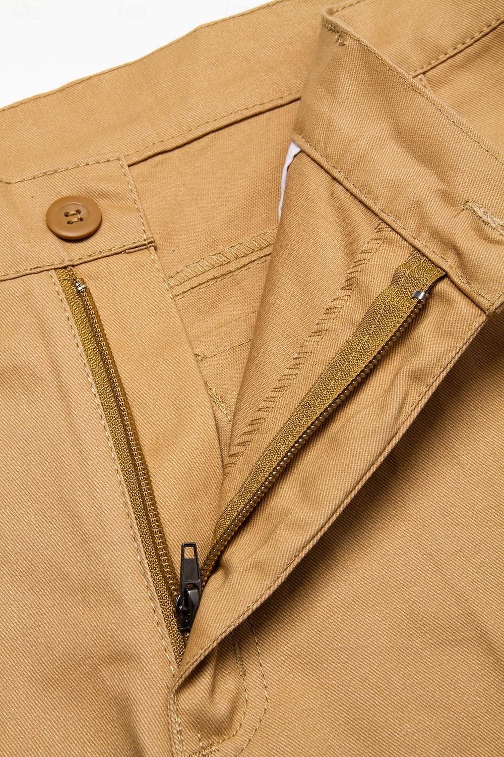 Cargo Shorts With Drawstring, Multi-Pocket, Knee-Length, Casual Wear