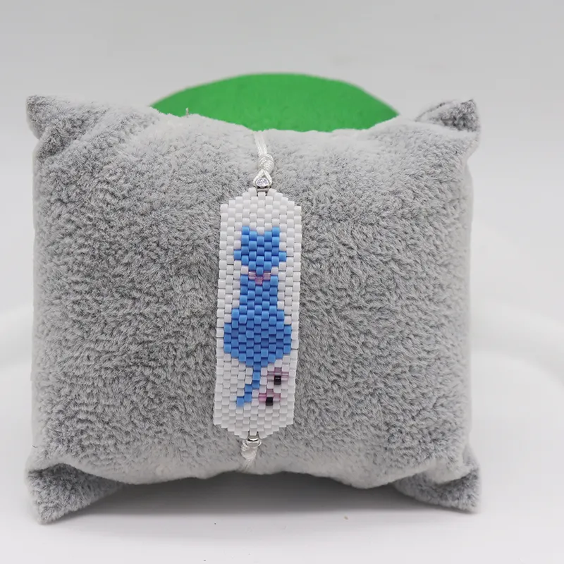 Beaded Cat Bracelet