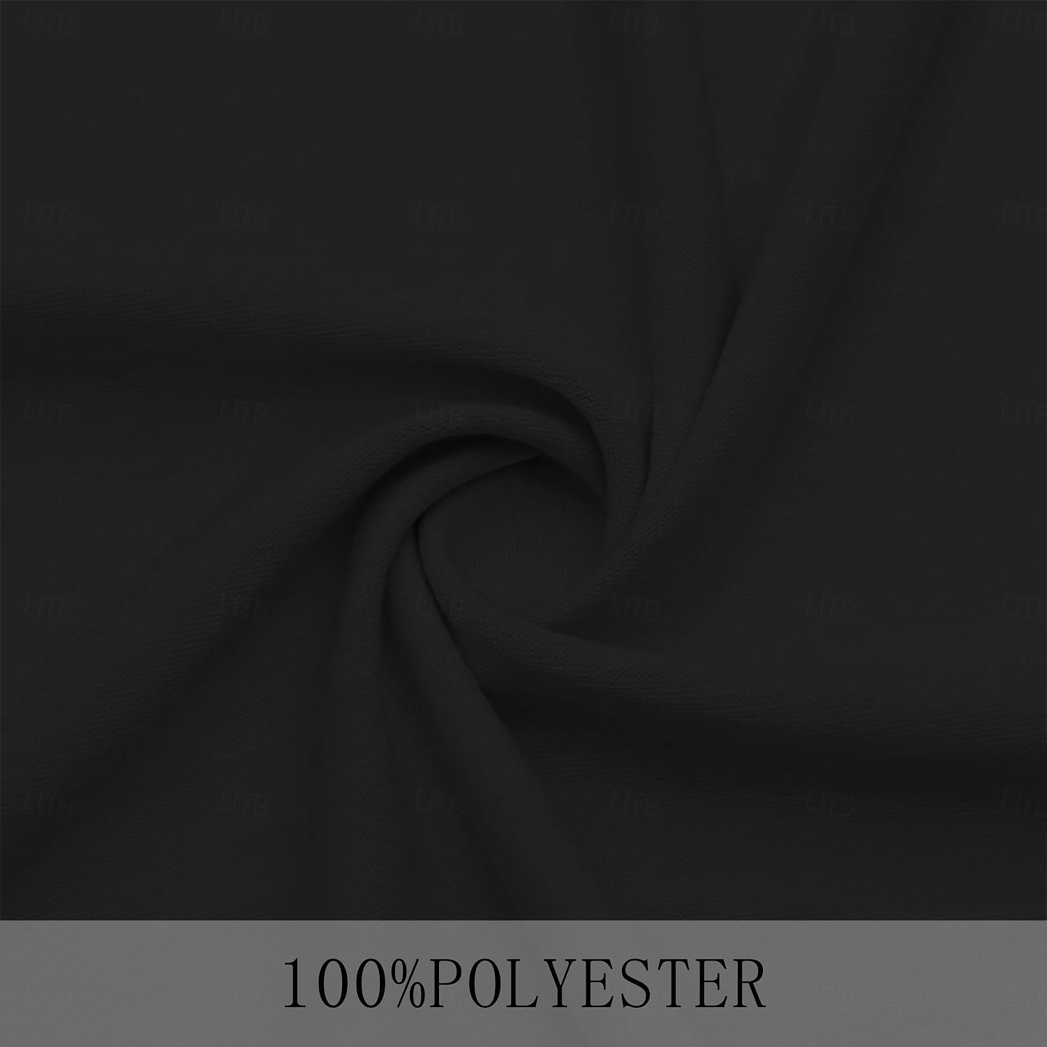 Distressed Graphic Flag Letter Crew Neck 3D Print Tee